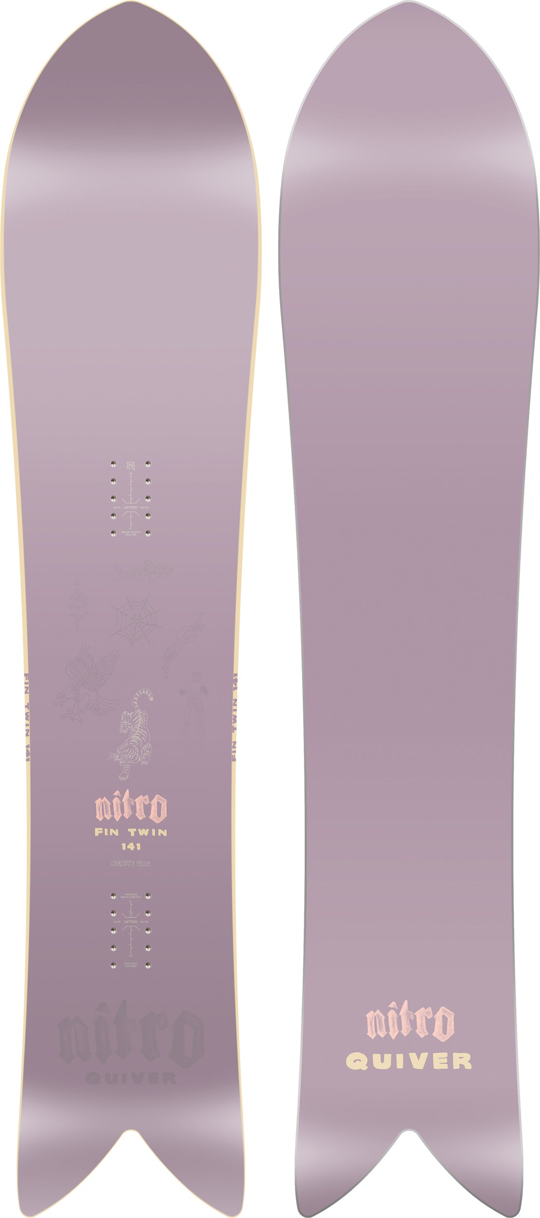 Nitro Fintwin Snowboard 154 1st Choice all-mountain