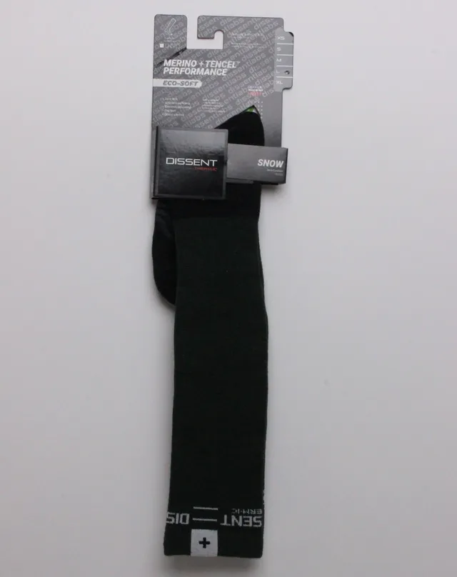 UPZ Dissent IQ Comfort chaussettes ski mérinos vertes