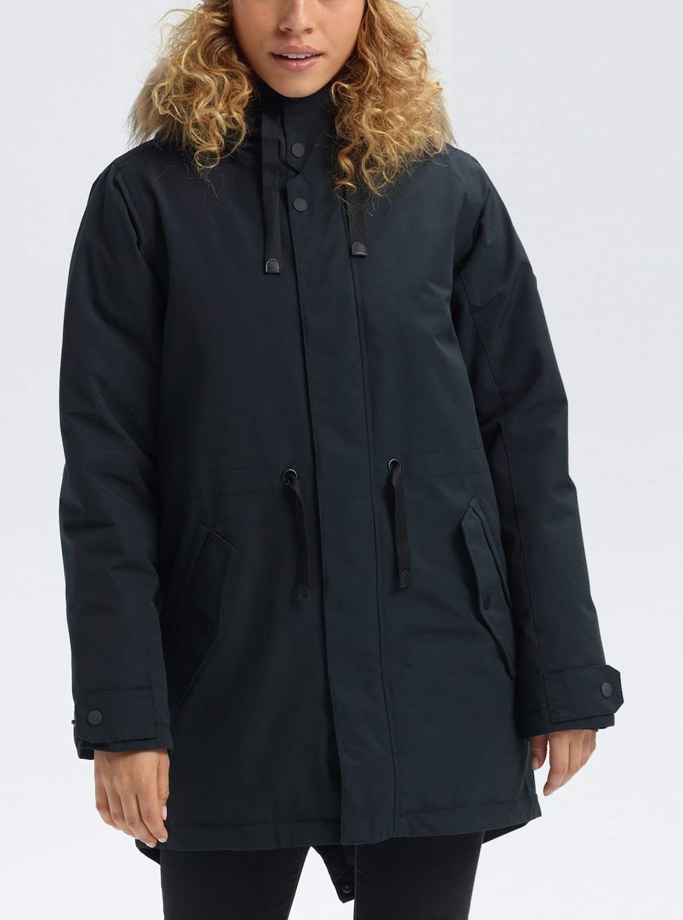 Burton Saxton Veste Ski Femme Duvet 650 Capuche Fourrure
