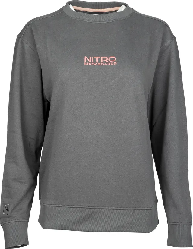 Nitro Women's Sweater sweat femme Volcanic Ash col rond