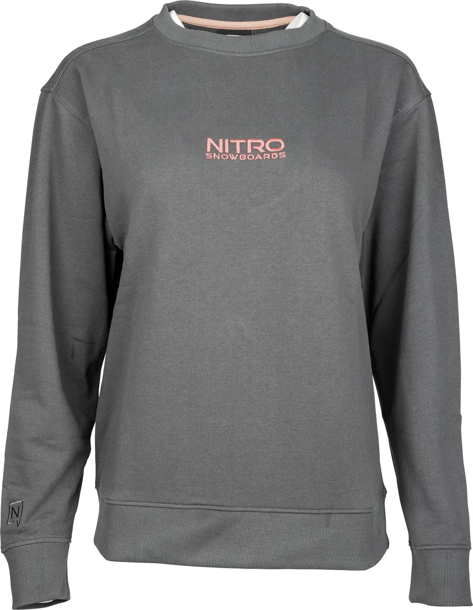 Nitro Women's Sweater sweat femme Volcanic Ash col rond