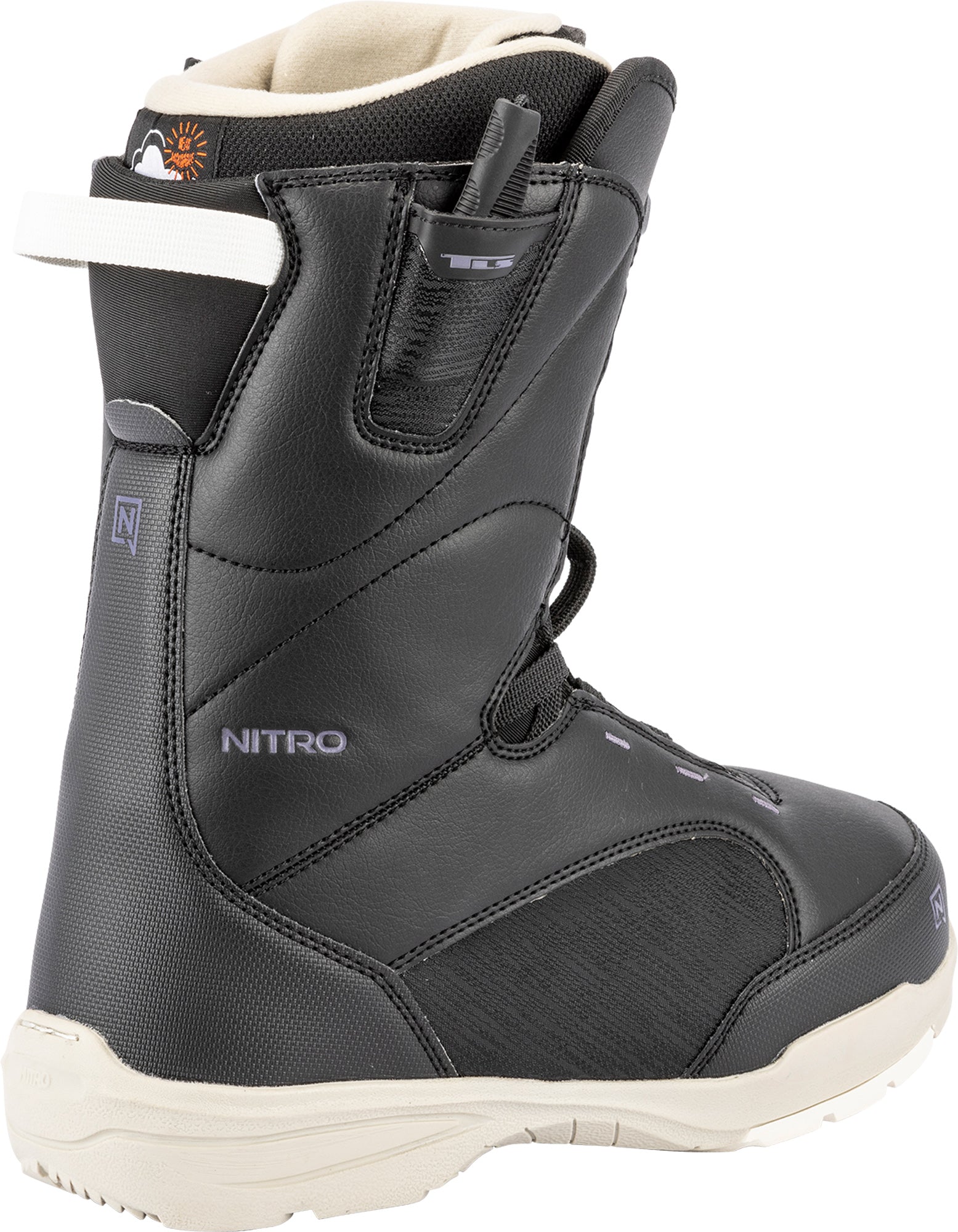 Nitro Flora TLS boots femme Black laçage TLS