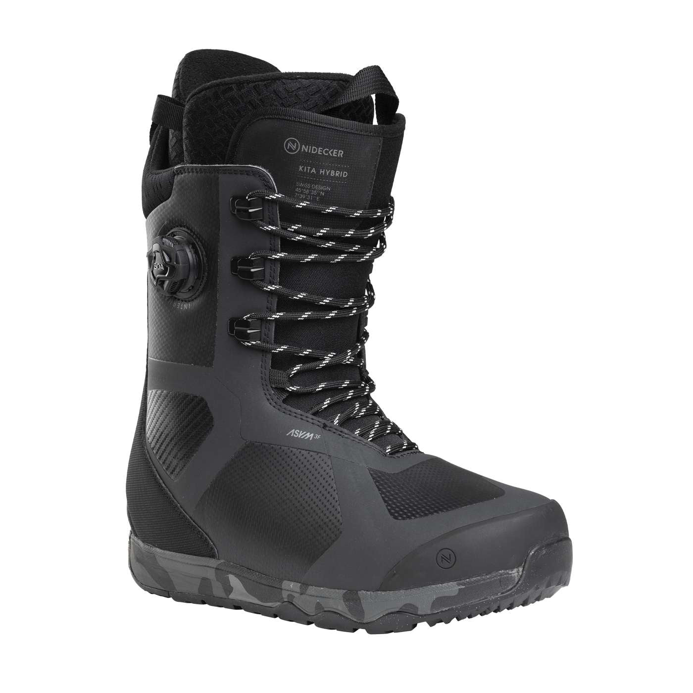 Nidecker Kita Hybrid Men 2024 boots snowboard homme noir 10