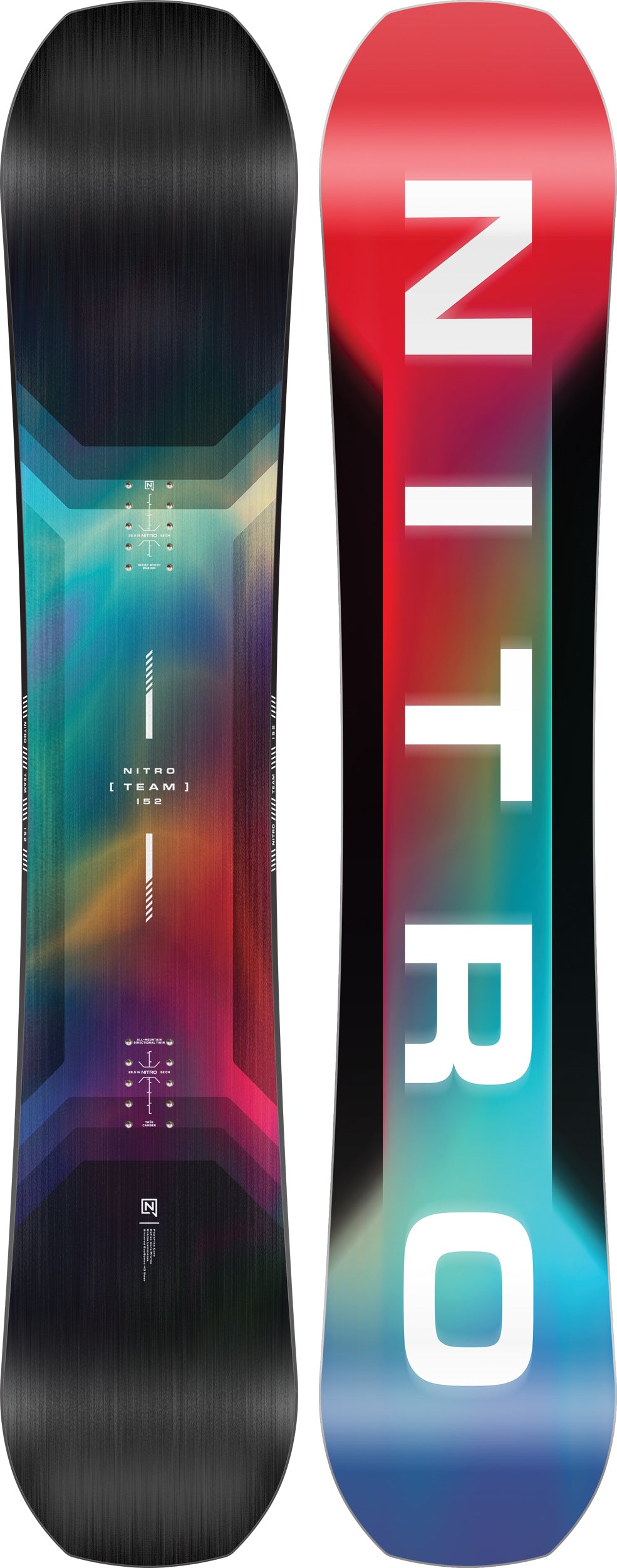Nitro Team snowboard homme 157 polyvalent
