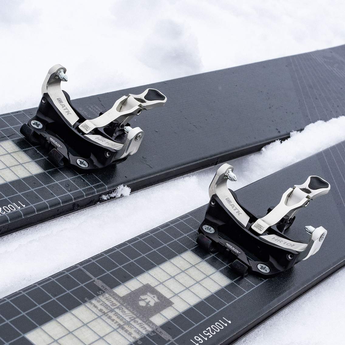 ATK Haute Route 10 Plus fixation ski rando blanc UNI alu