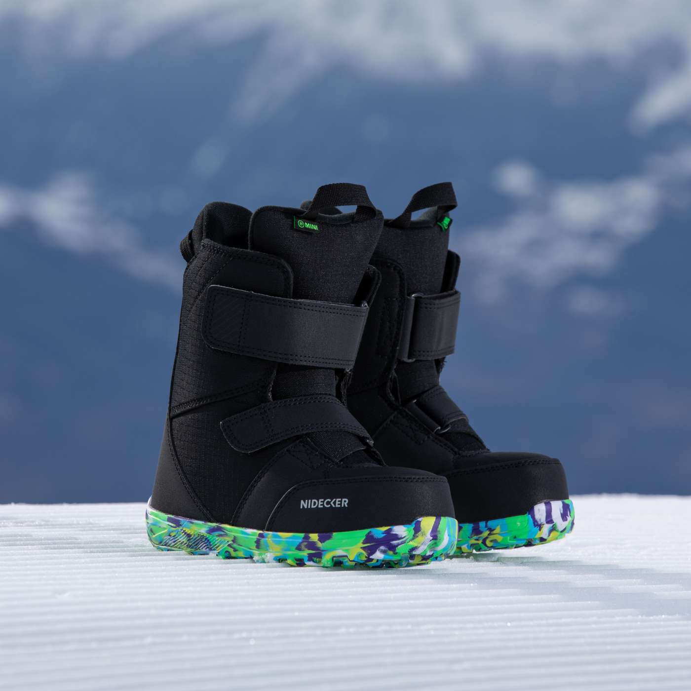 Nidecker Micron Mini 2024 boots snowboard enfant Noir souple