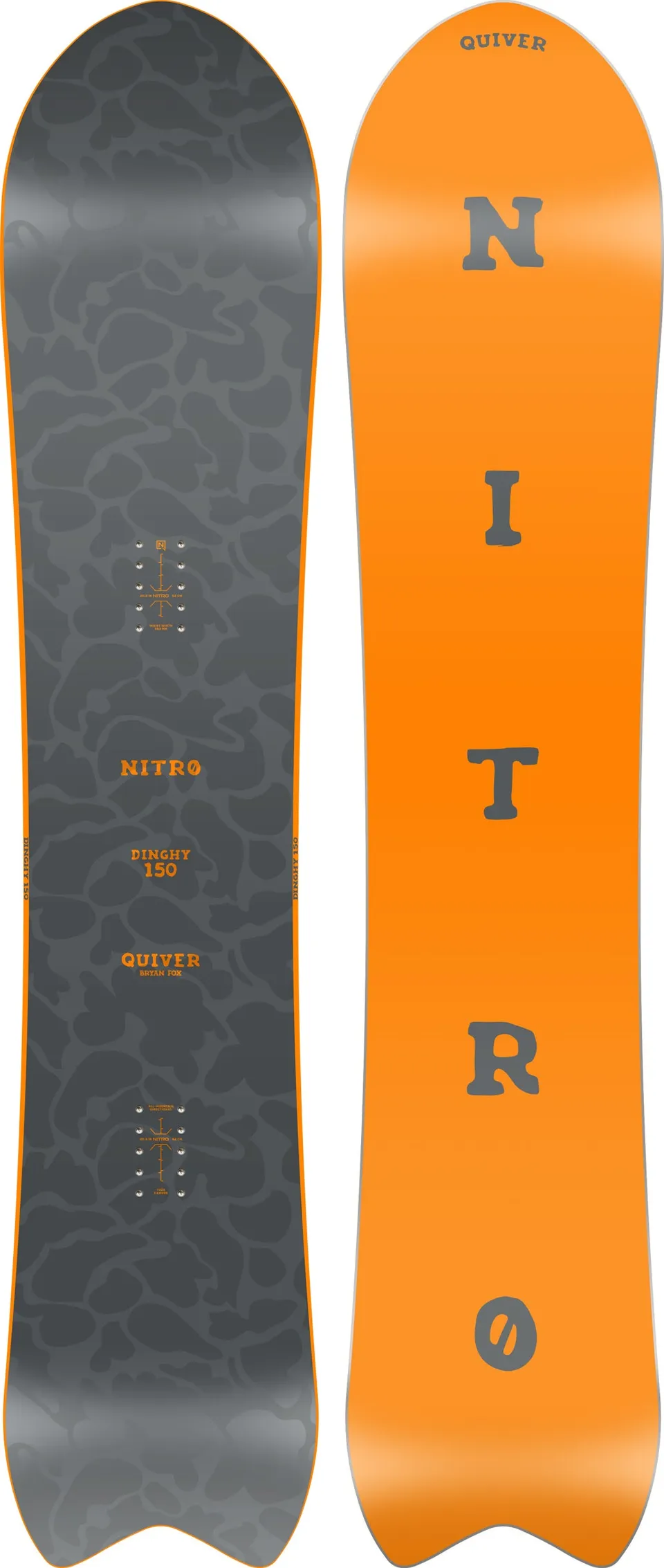 Nitro Dinghy snowboard homme 155w poudreuse