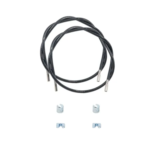 Nidecker Axis-Series câbles fixation noir S embout alu