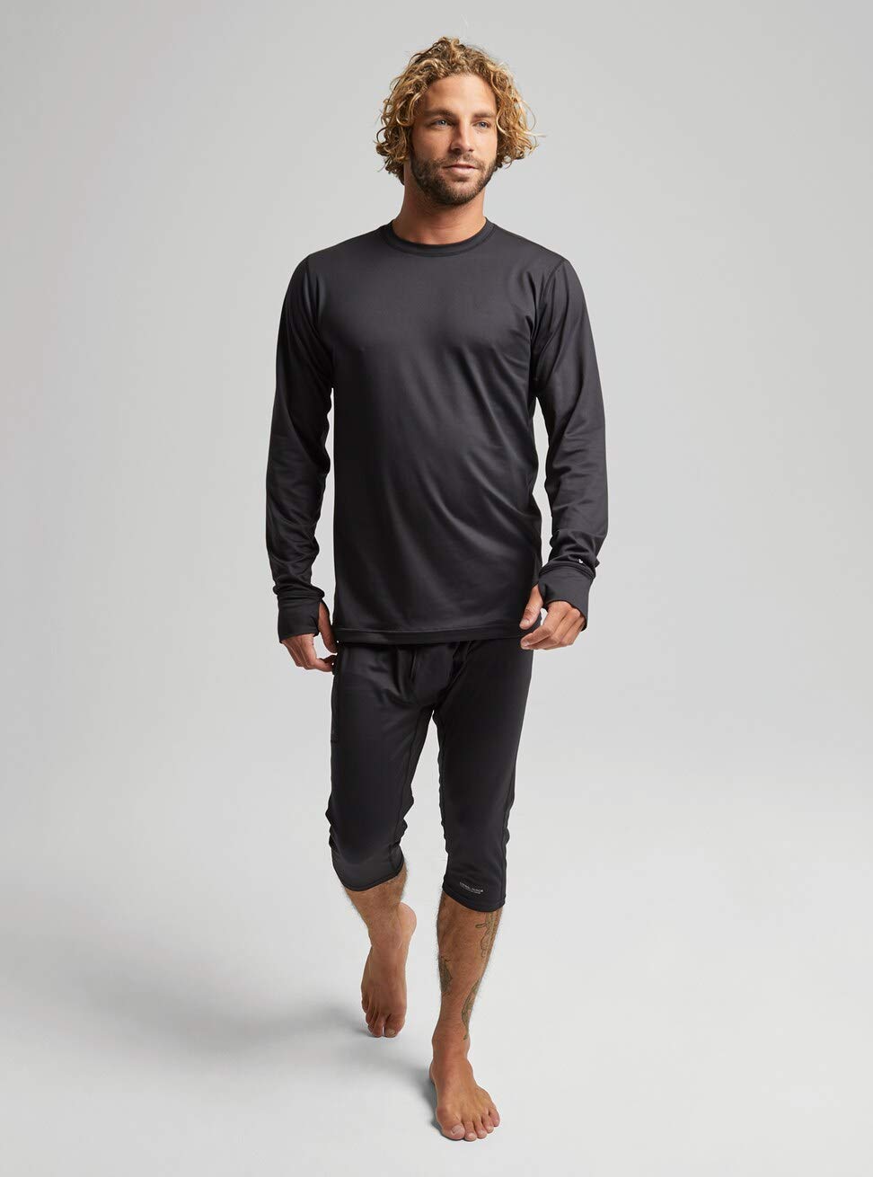 Burton Midweight Base Layer Crew thermique homme noir taille M