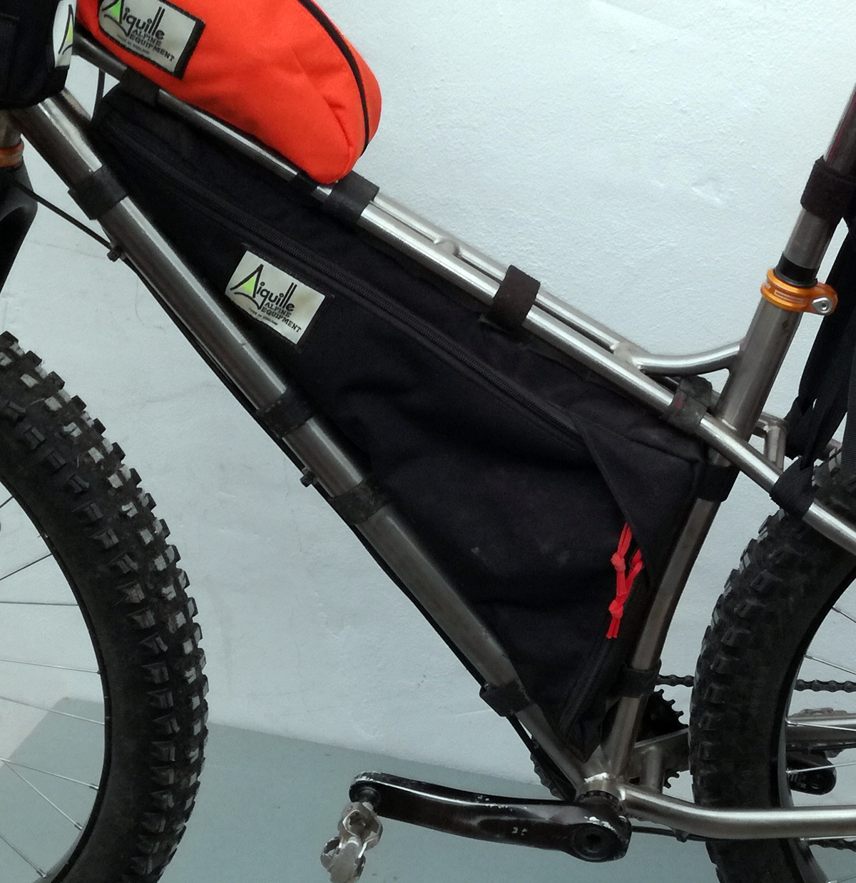 Snowsled Rucksacks Bespoke Frame Bag sac cadre vélo sur mesure