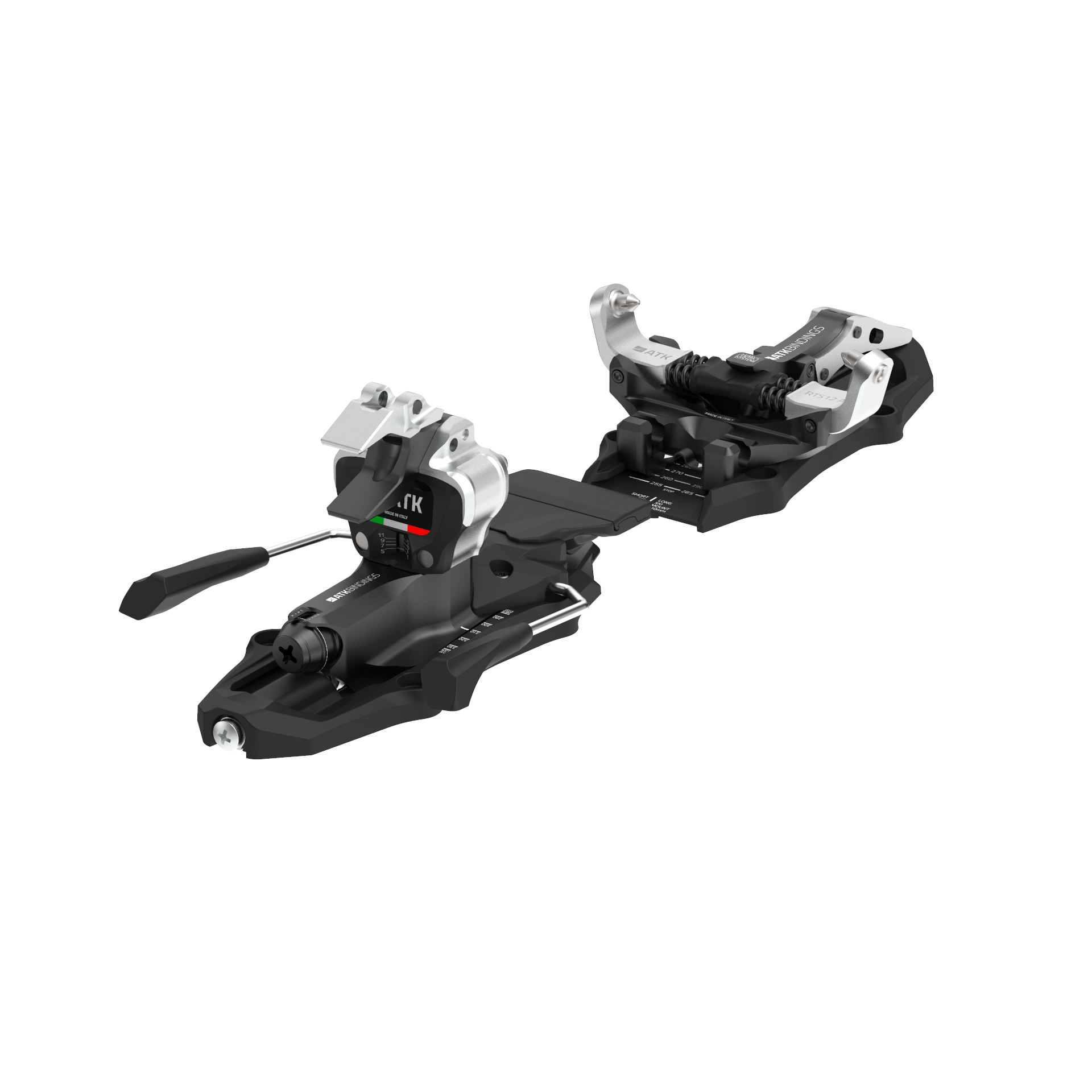 ATK Rental Ready To Ski 12 fixation ski blanc 97 mm réglable