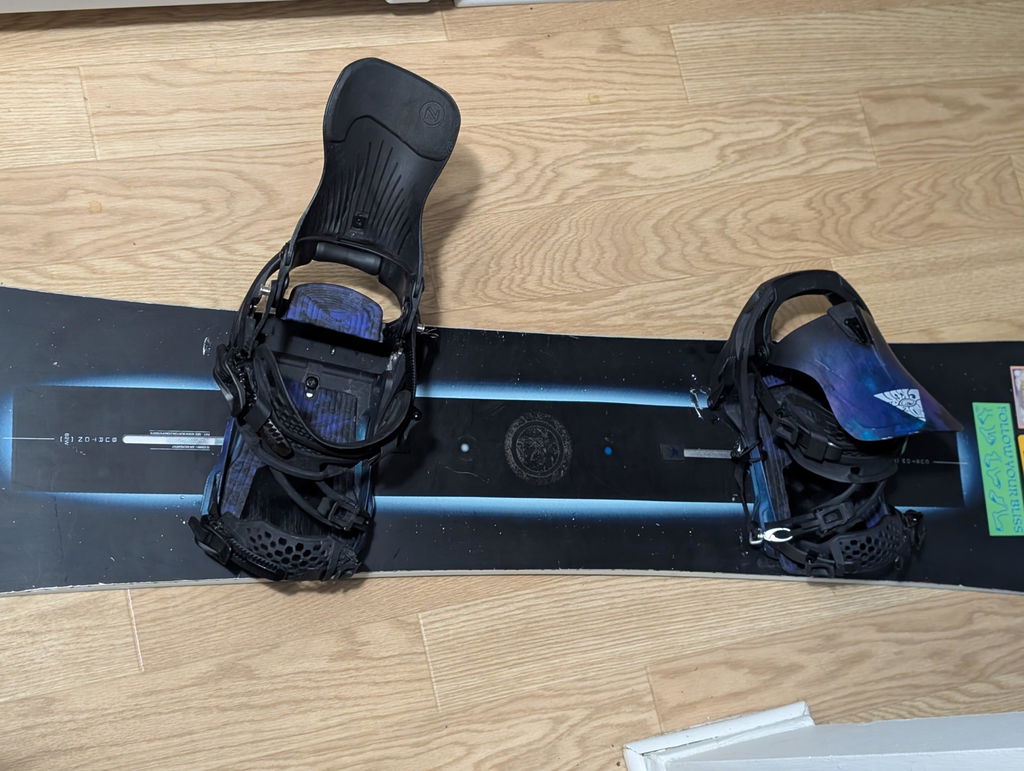 Nidecker LT Supermatic fixations snowboard Black M