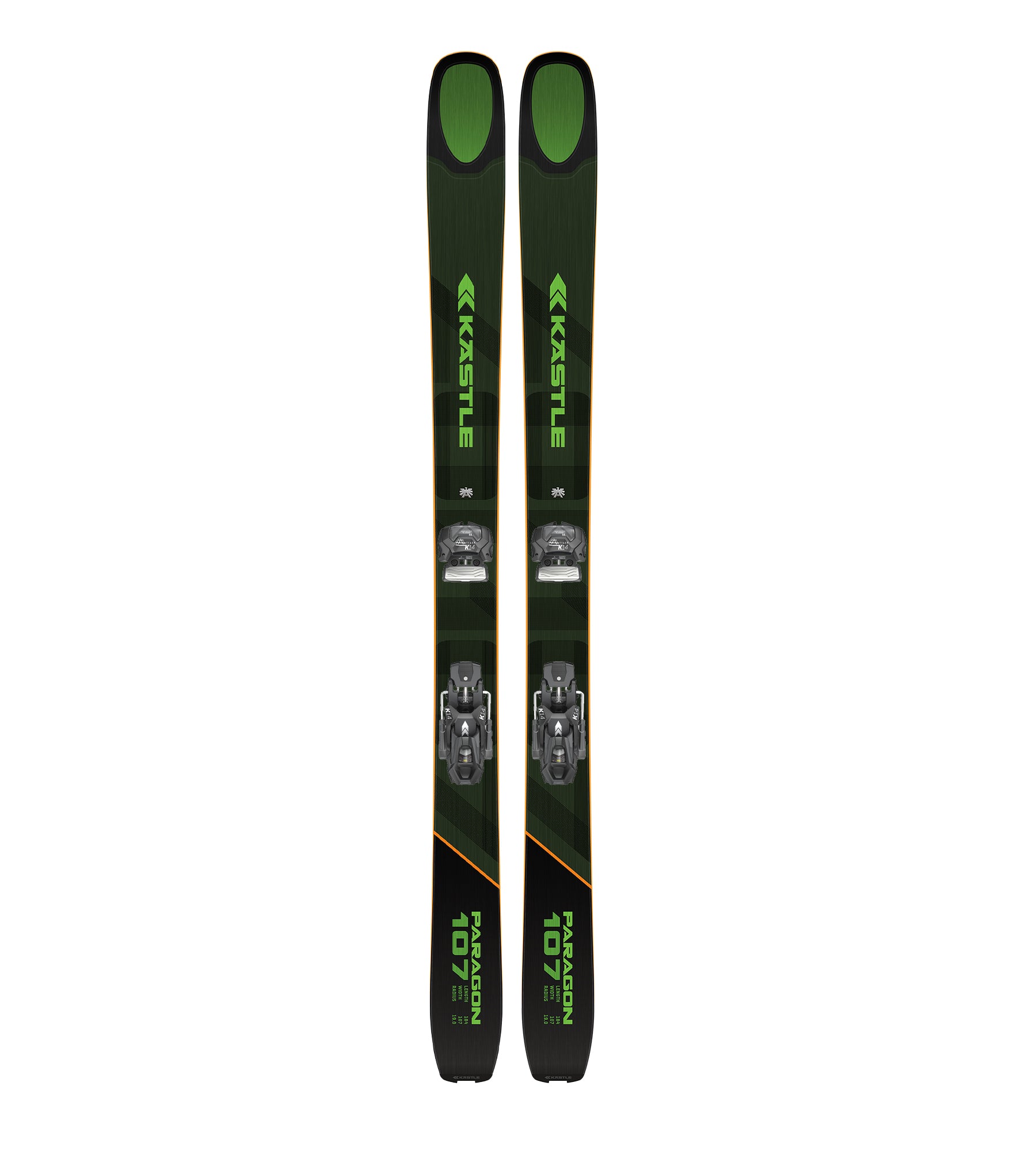 Kastle Paragon 107 ski freeride 178 Flat titanal