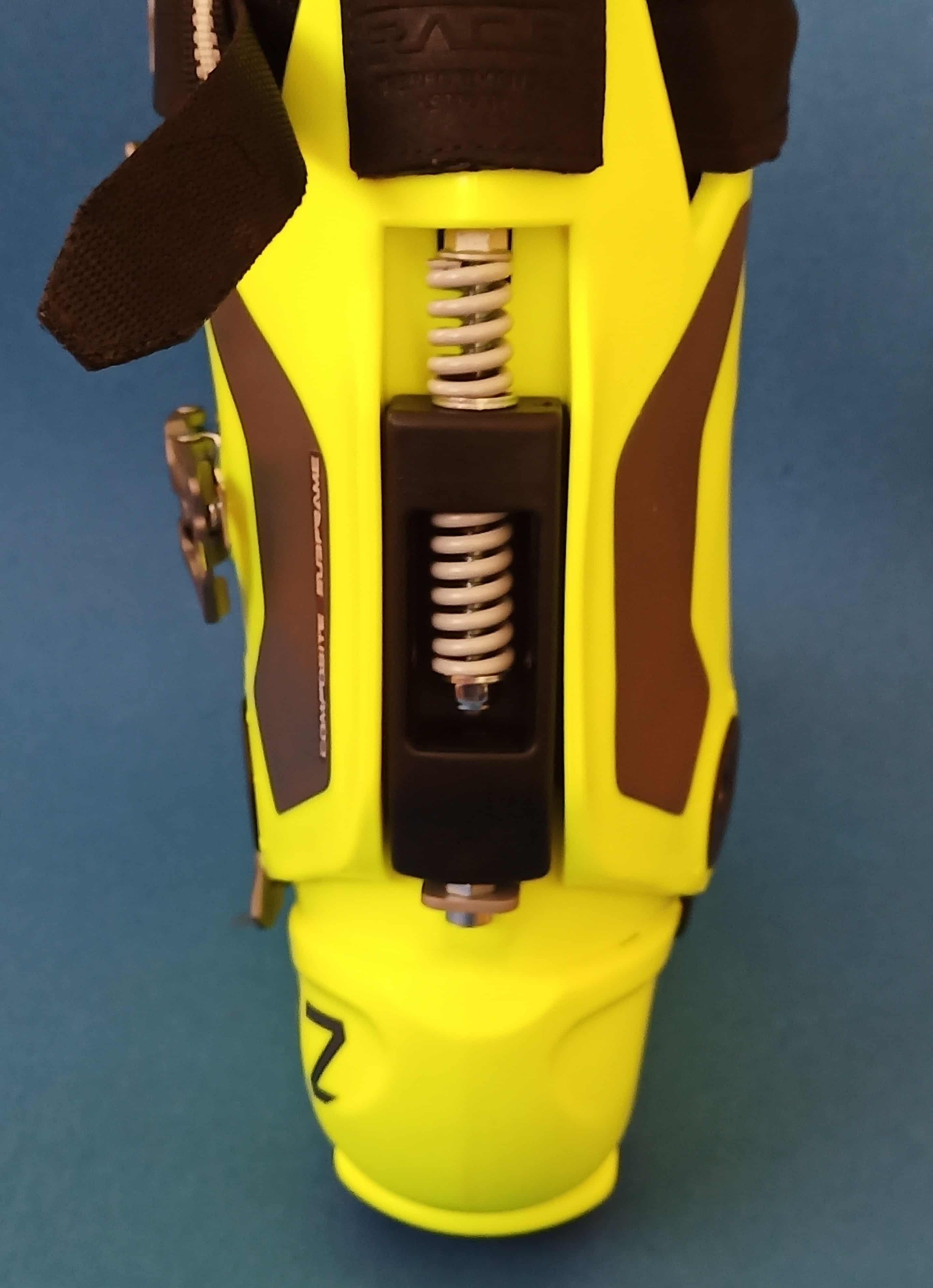 UPZ RCR 2025 boots rigides jaune Free Flex carbone
