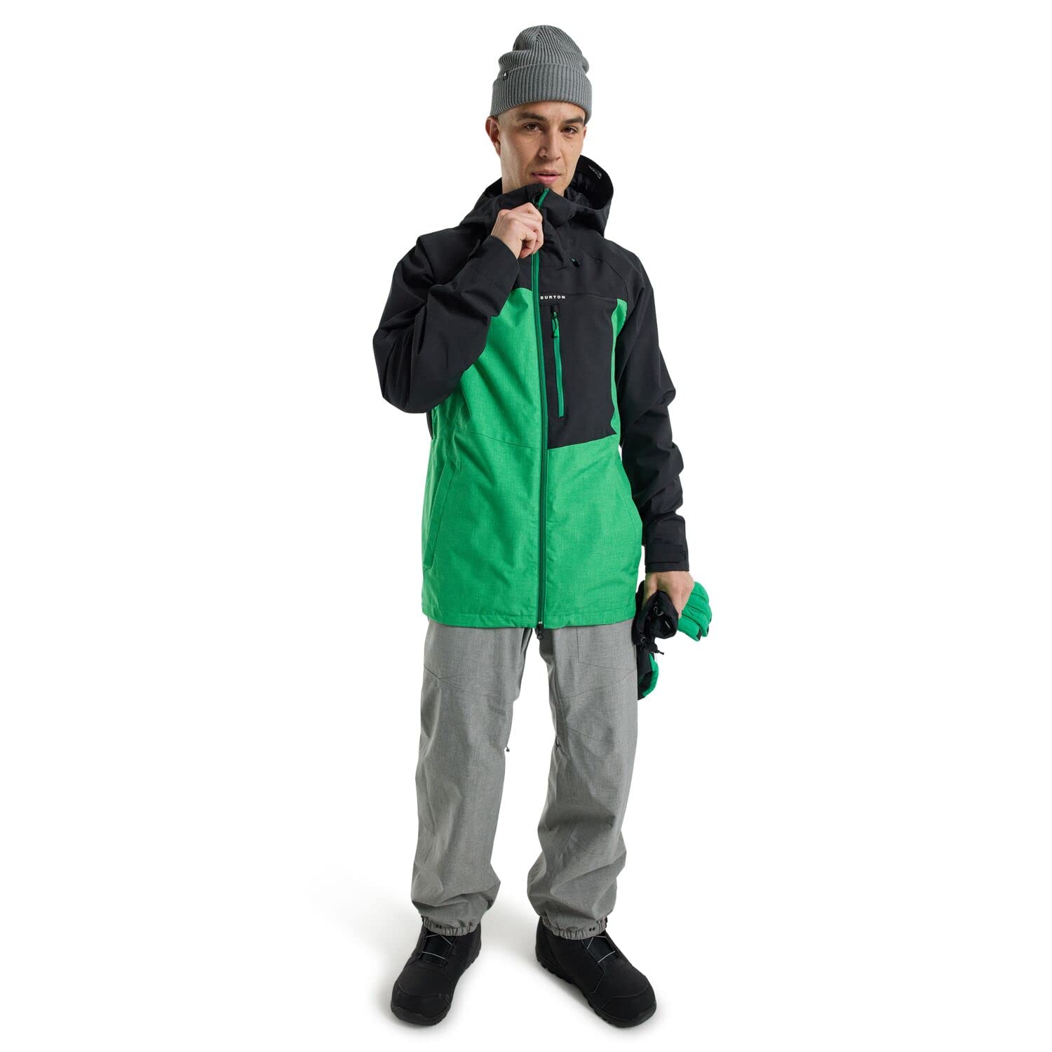 Burton Lodgepole Veste Snowboard Homme 2 Couches Noire