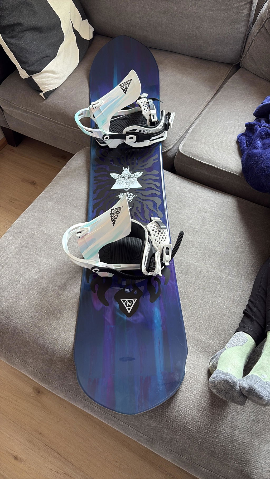 Nidecker Kaon Plus fixation snowboard Bio Black M