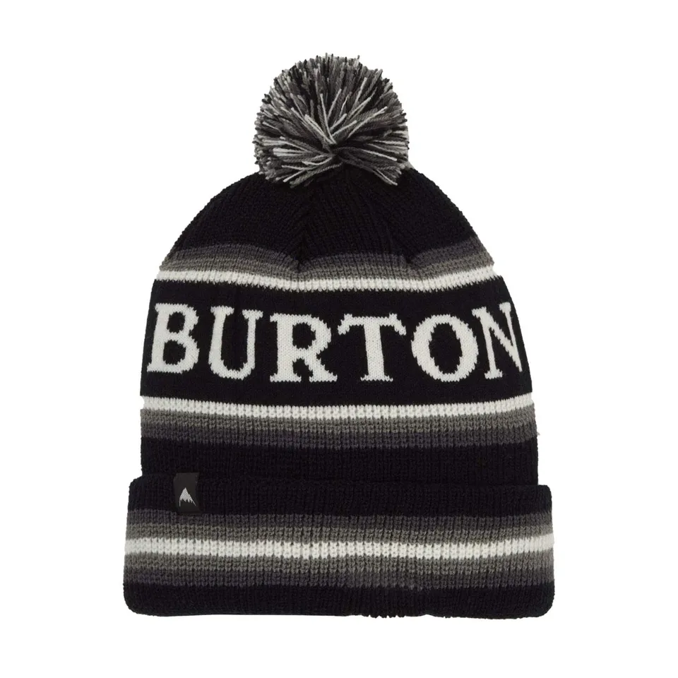 Burton Trope bonnet garçon rayures pompon acrylique