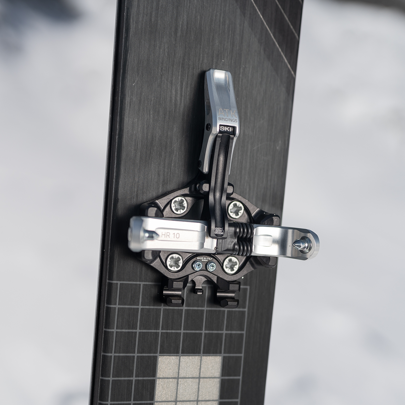 ATK SRA supports couteaux noirs paire ski alpinisme