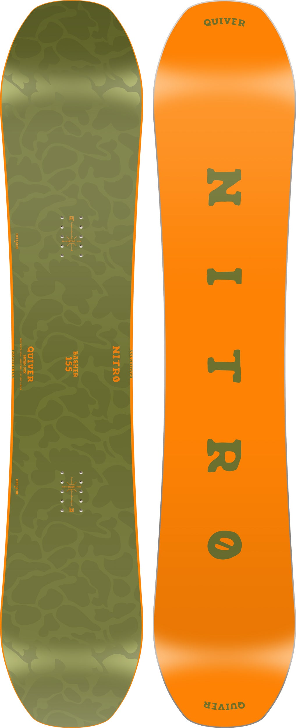 Nitro Basher snowboard homme 158w freestyle