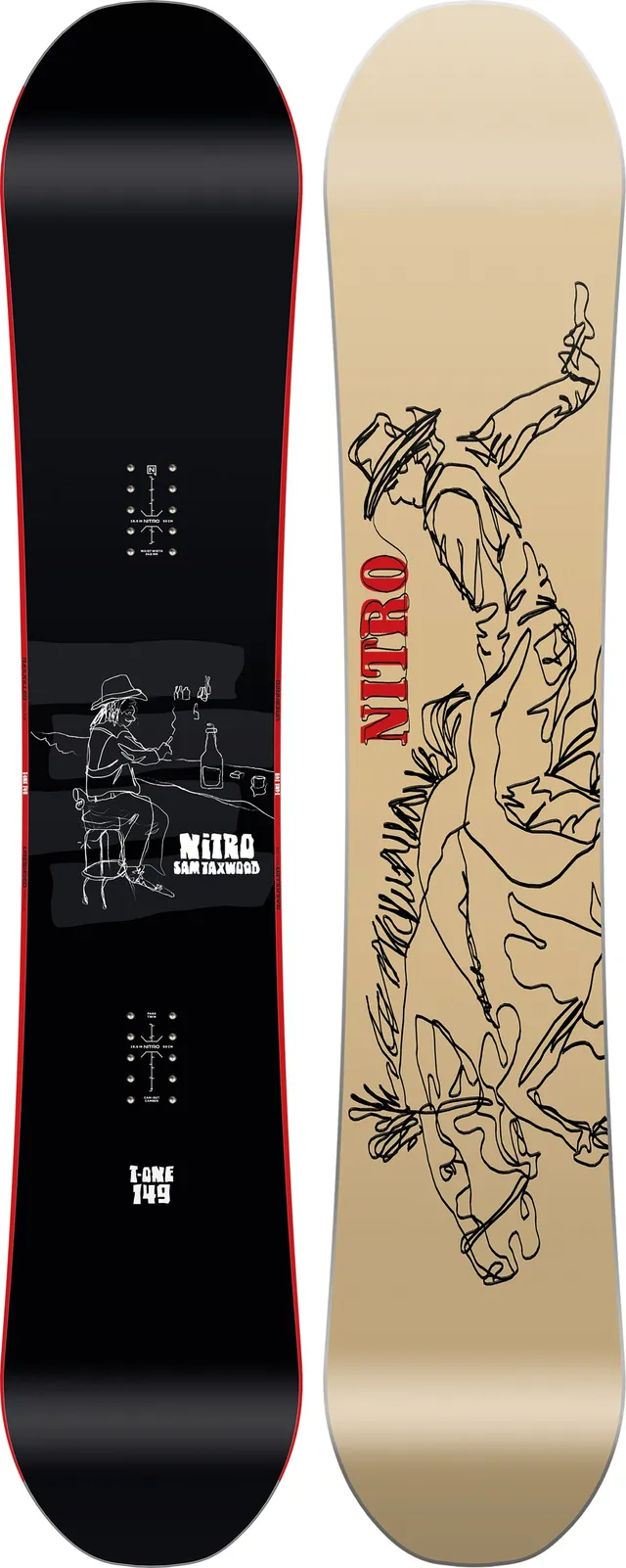 Nitro T1 Snowboard homme 152 park freestyle