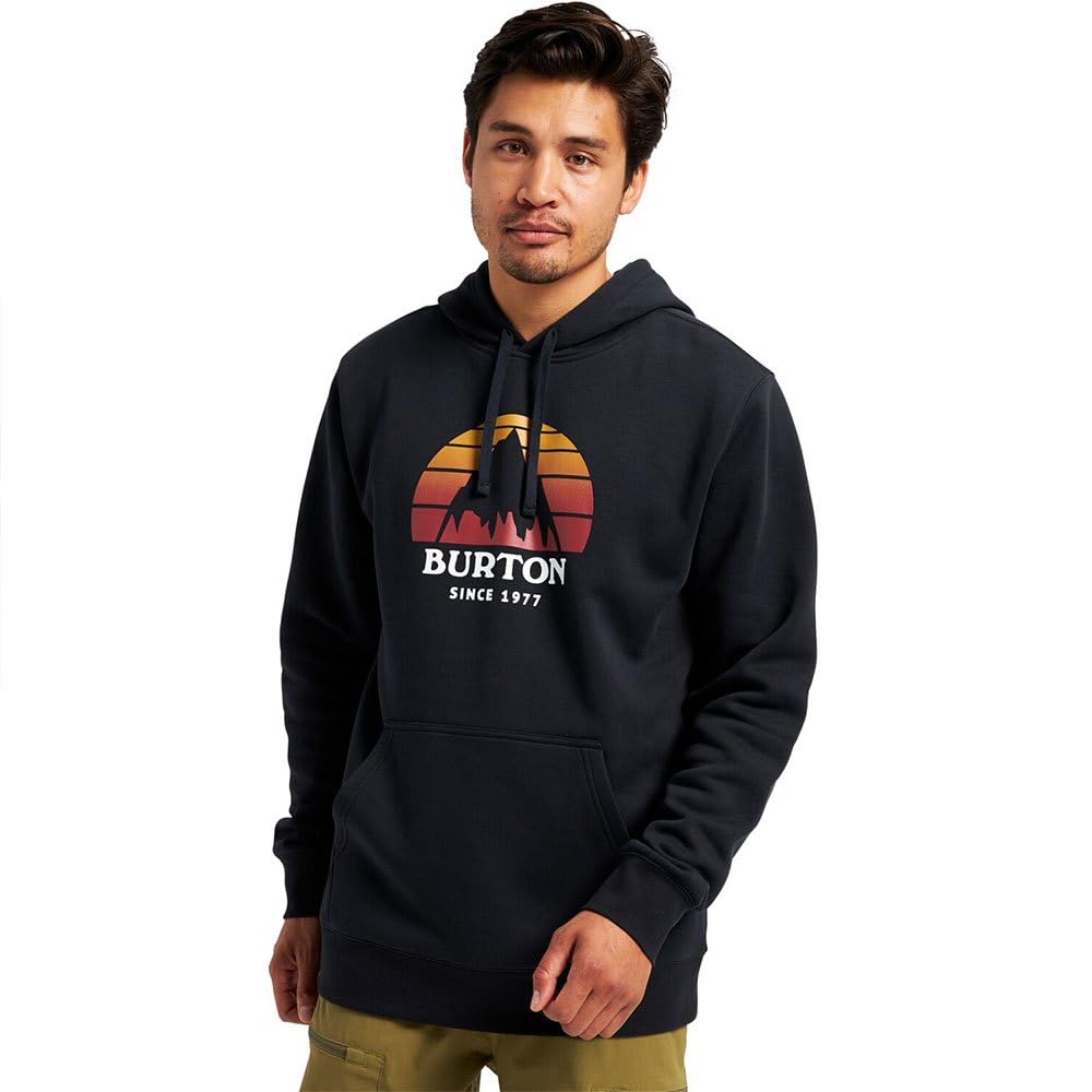 Burton Underhill Sweat Capuche Homme XXS Noir Coton