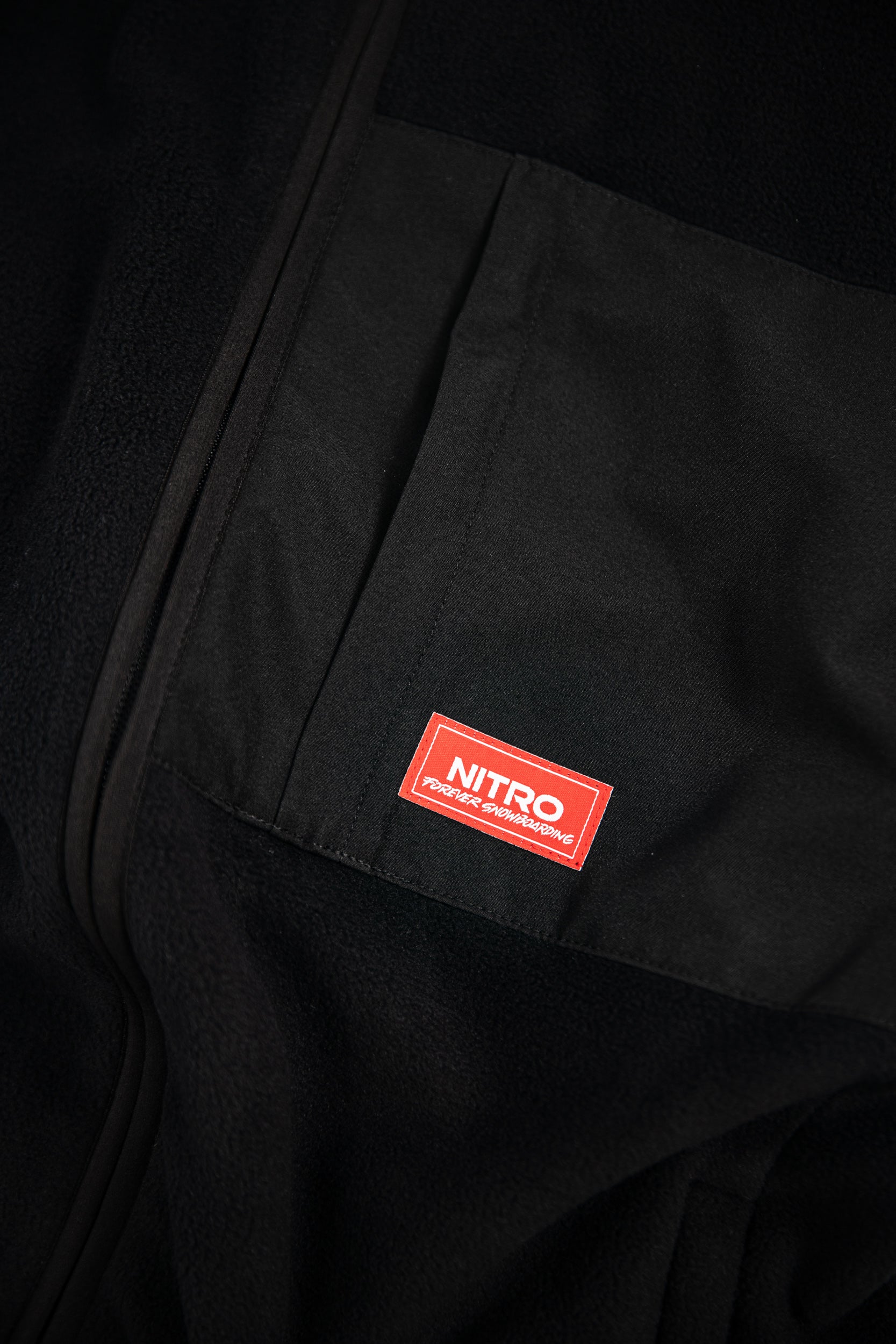 Nitro Tech Fleece polaire Black Melange M zippee