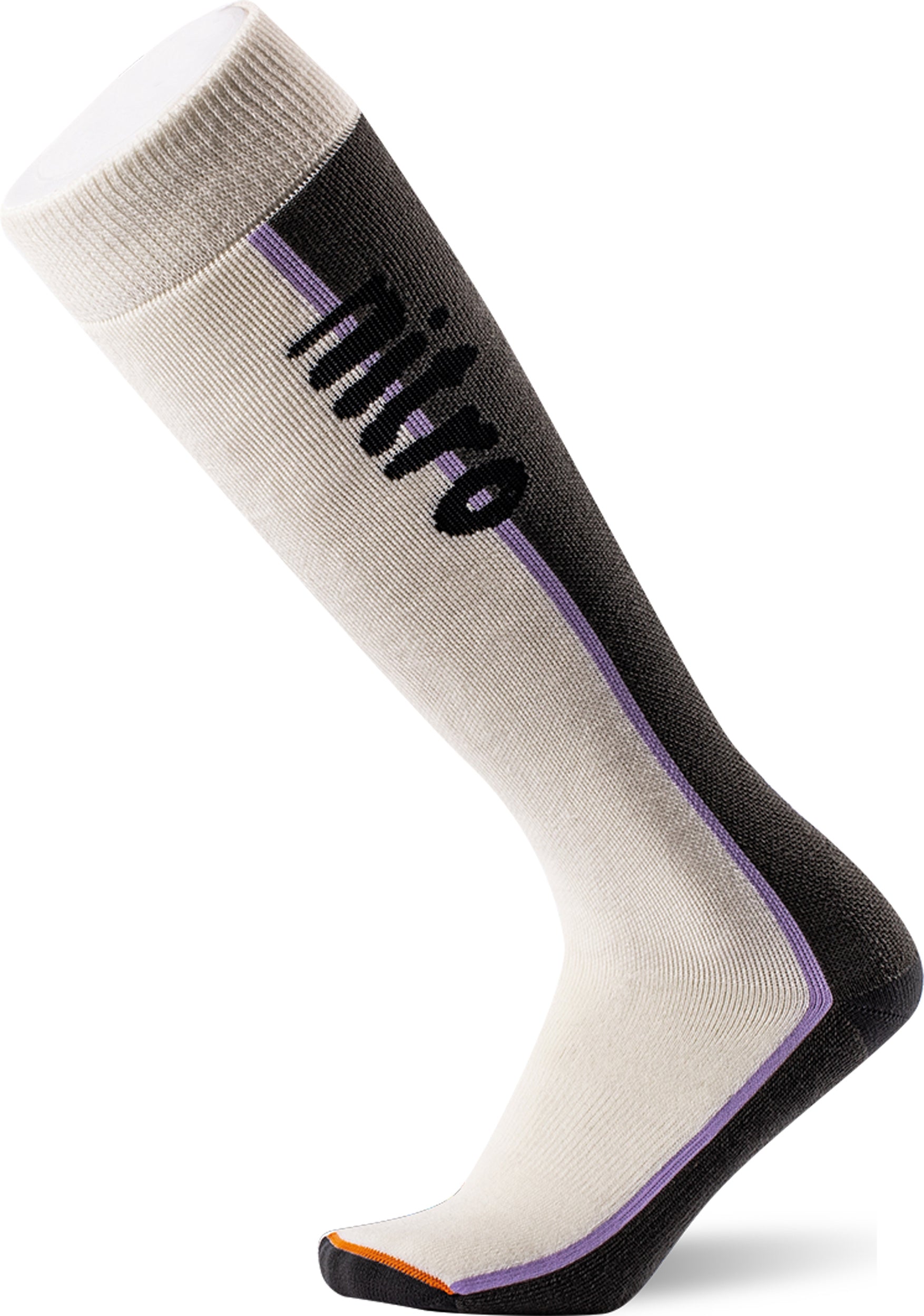 Nitro Cloud 3 chaussettes ski femme White-Charcoal