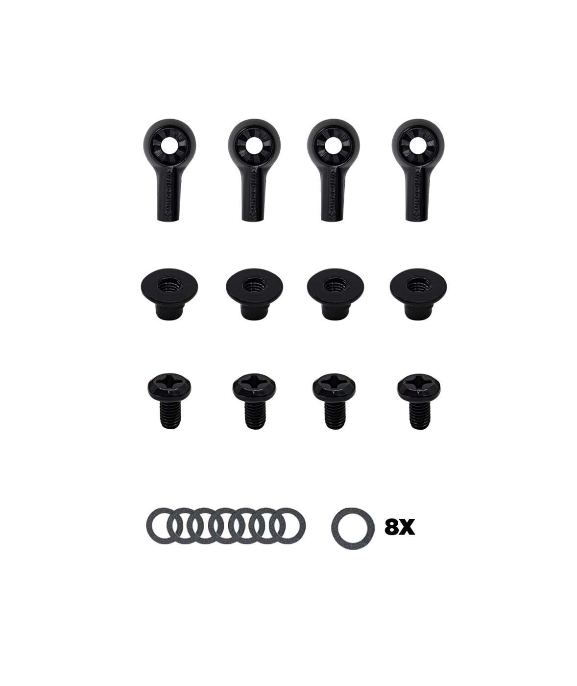 Nidecker Spare Parts VP-F002-A Kit Visserie NX2 Noir