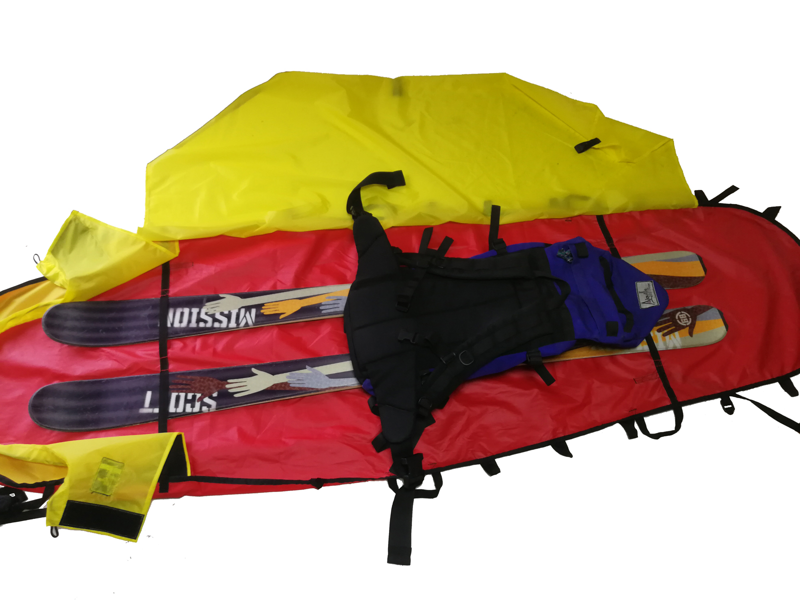 Snowsled Rescue Ski Rescue Sledge brancard ski secours 625g
