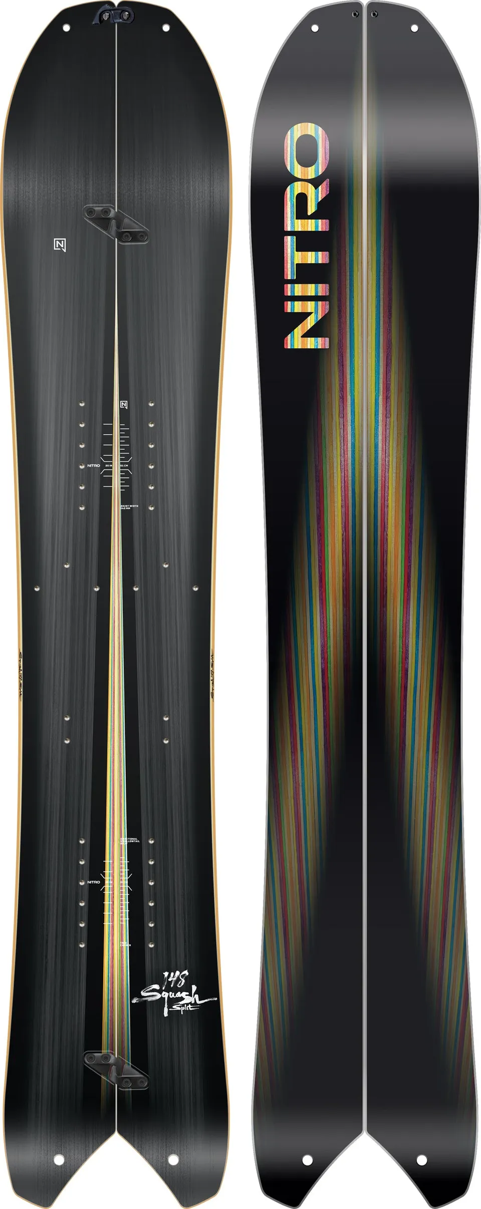 Nitro Squash Split splitboard femme 152 cm poudre