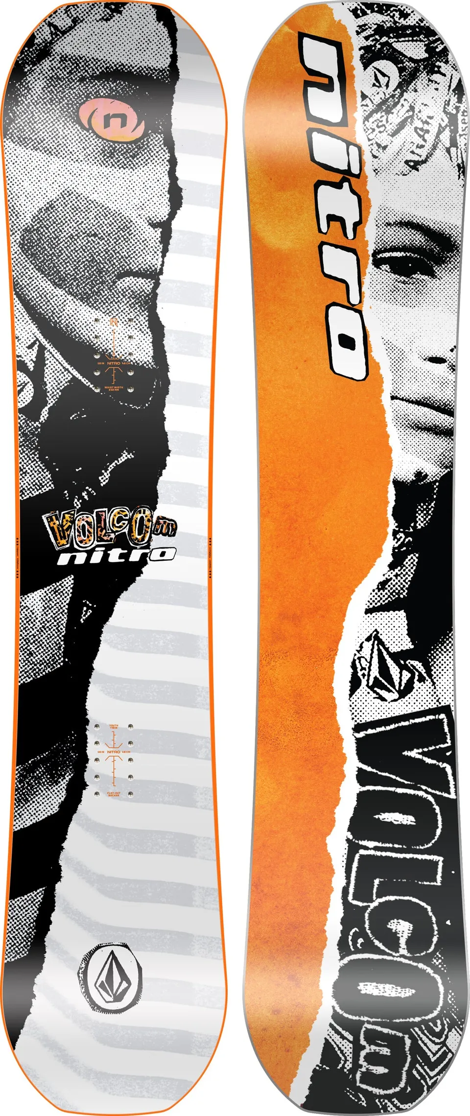 Nitro Ripper Volcom snowboard enfant 132 souple