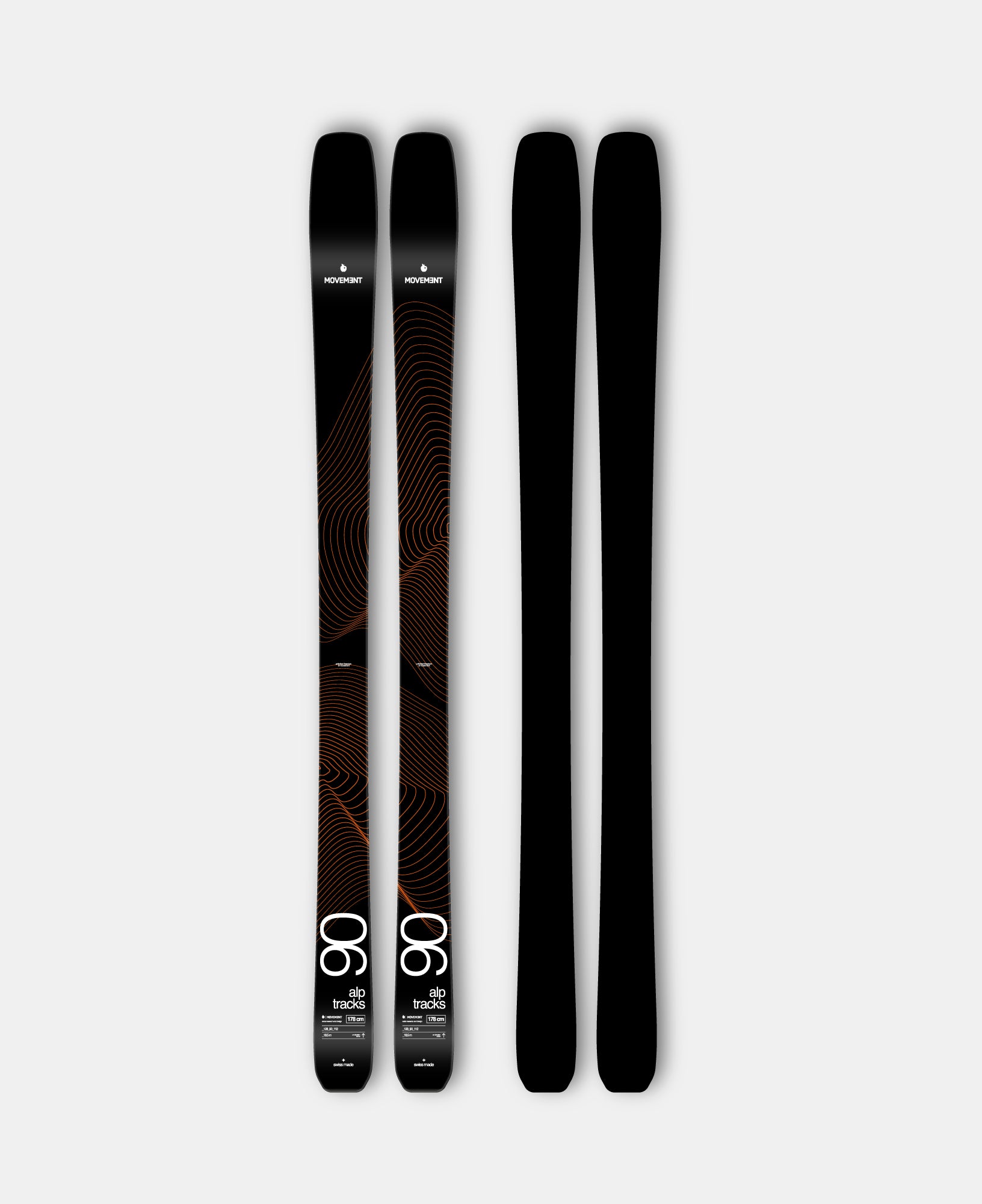 Movement ALP TRACKS 90 ski randonnée 170 swiss made