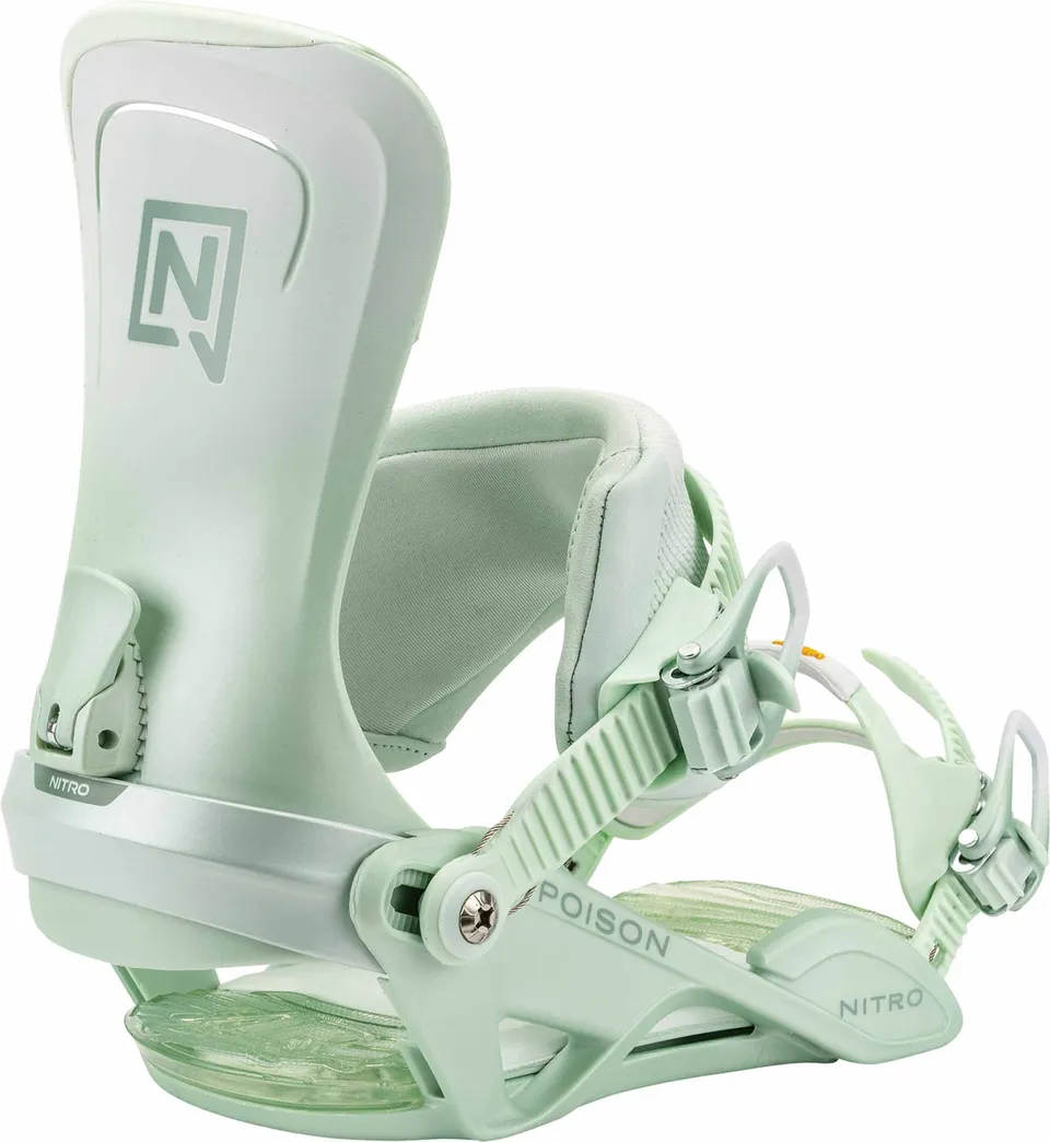Nitro Poison fixations snowboard femme Mint S/M