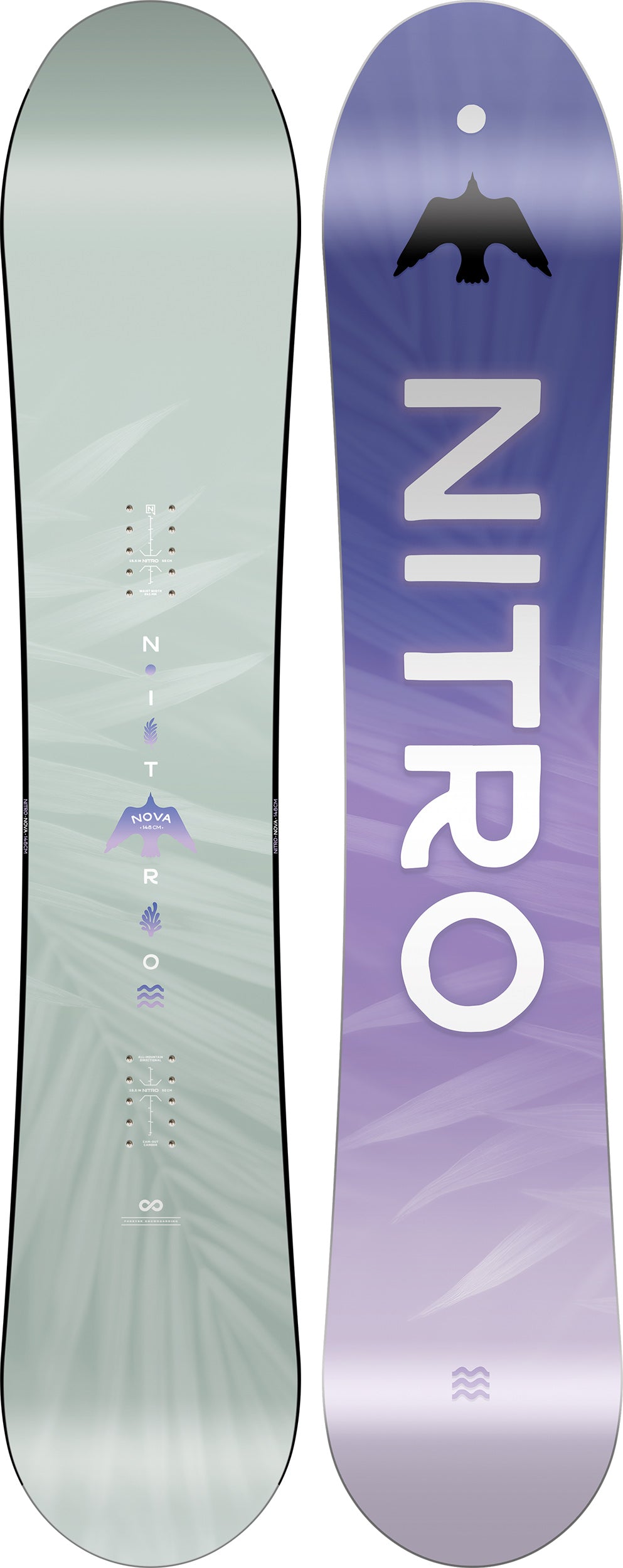 Nitro Nova snowboard femme 144 all mountain souple