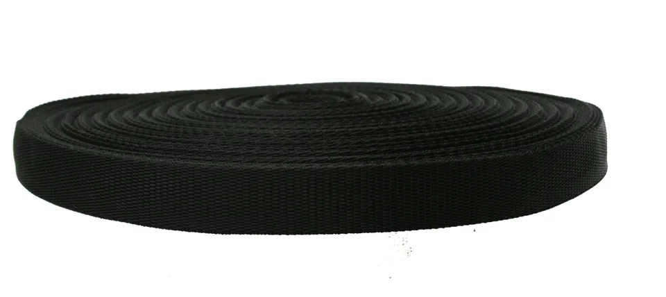 Snowsled Accessories 25mm sangle polypropylène noire