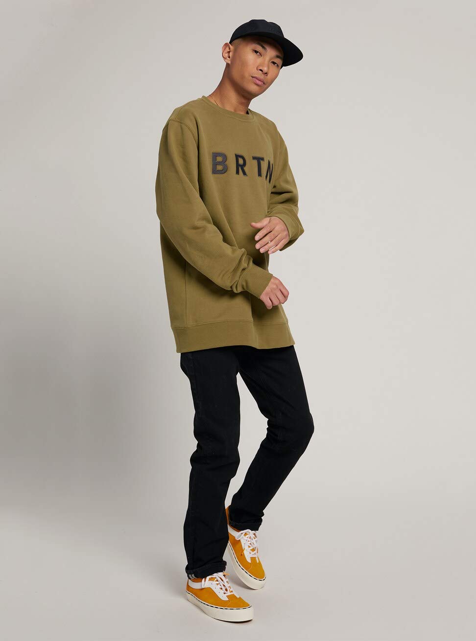 Burton Brtn Crew sweatshirt homme noir coton