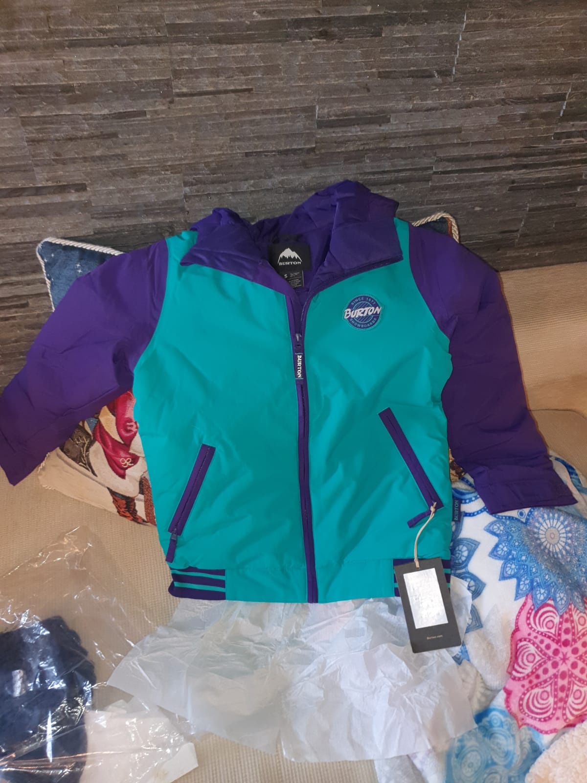 Burton Game Day veste snowboard garçon noir