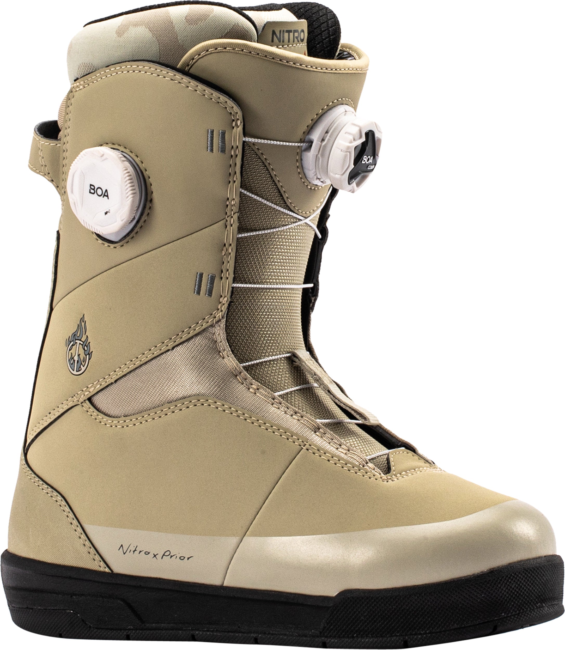 Nitro Monarch BOA boots snowboard femme noir all-mountain
