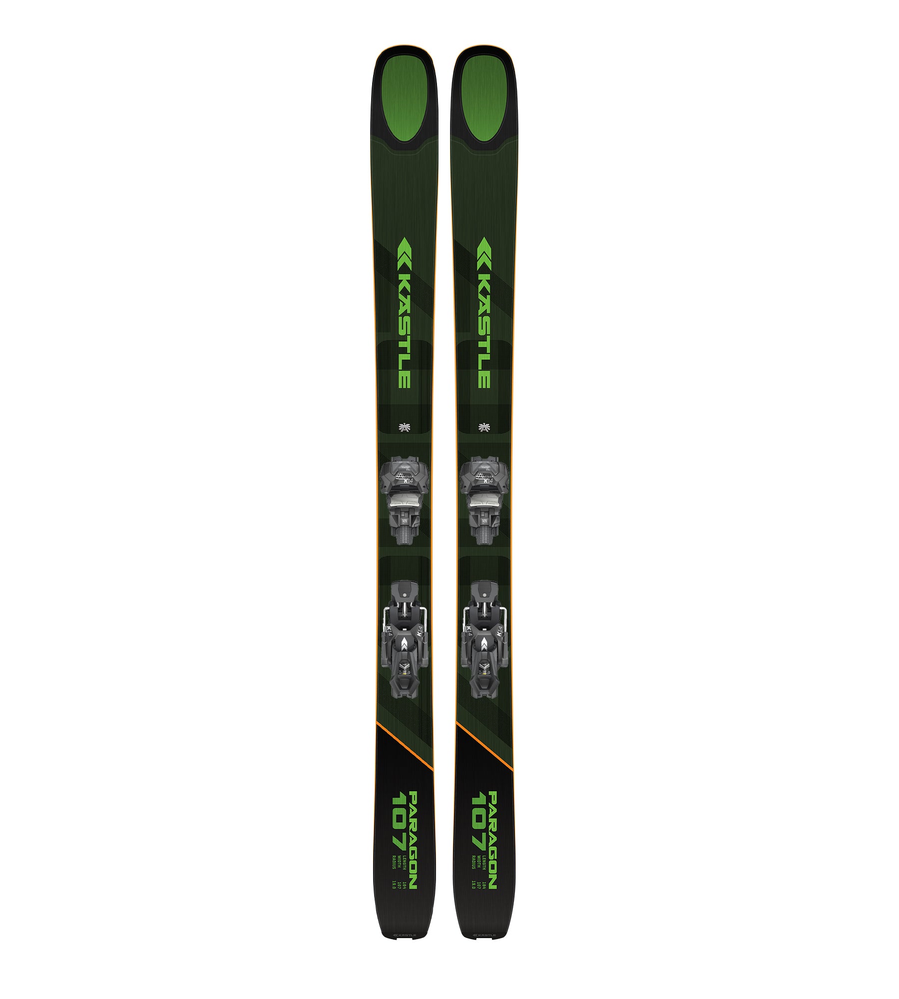 Kastle Paragon 107 ski freeride 178 Flat titanal