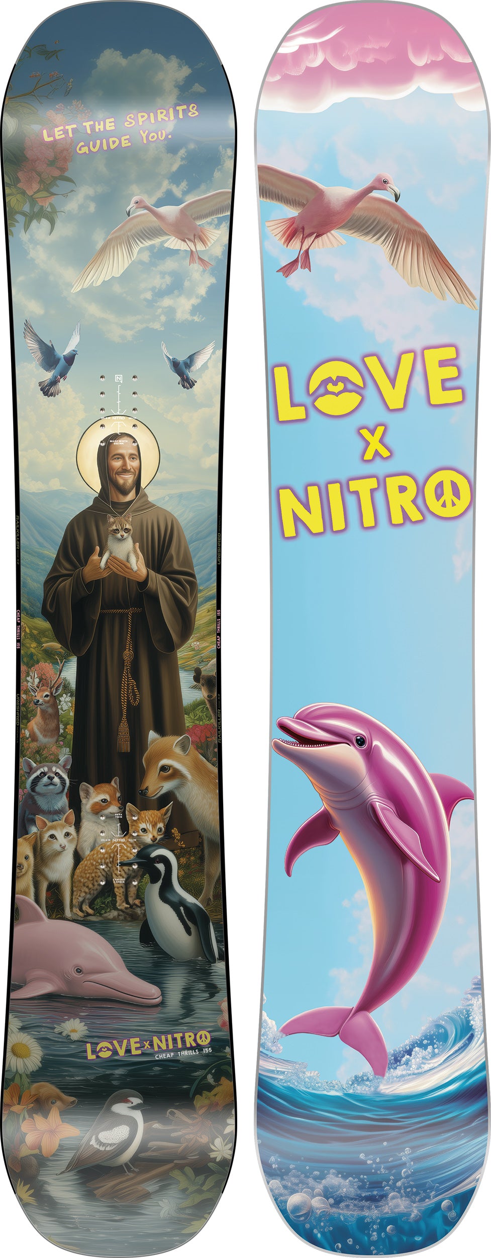 Nitro Cheap Thrills X Love snowboard homme 152 freestyle