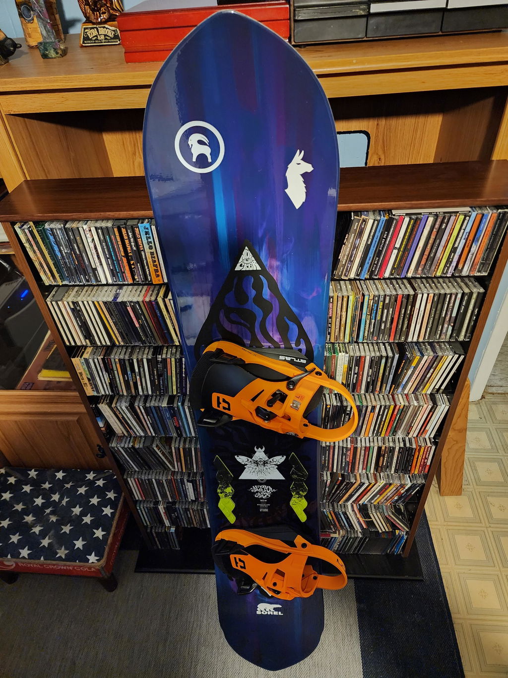 Nidecker Alpha APX snowboard 158 all-mountain carbone