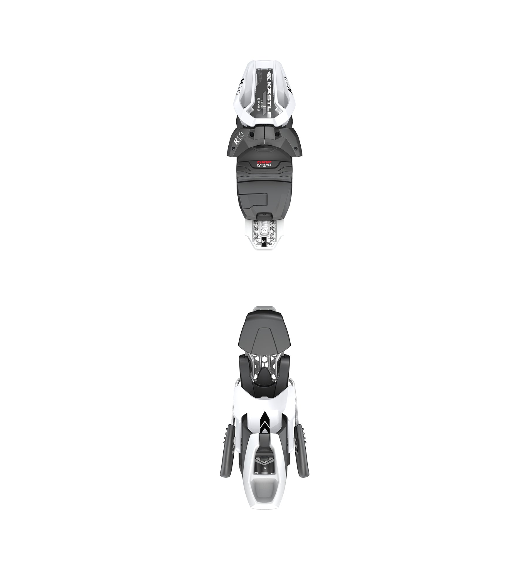 Kastle K10 SLR GW White fixation ski légère GripWalk