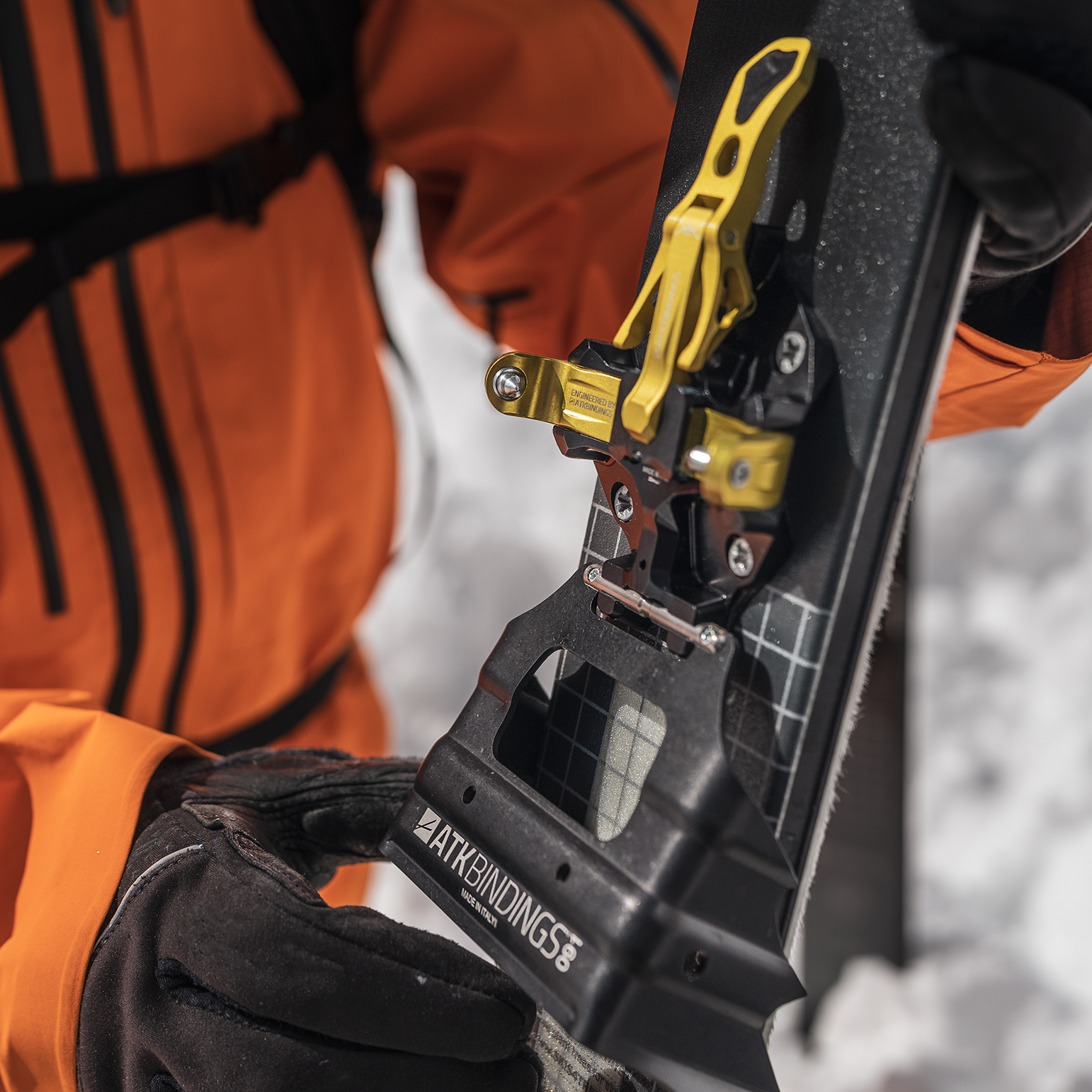 ATK Crampons ski rando 91 mm noir