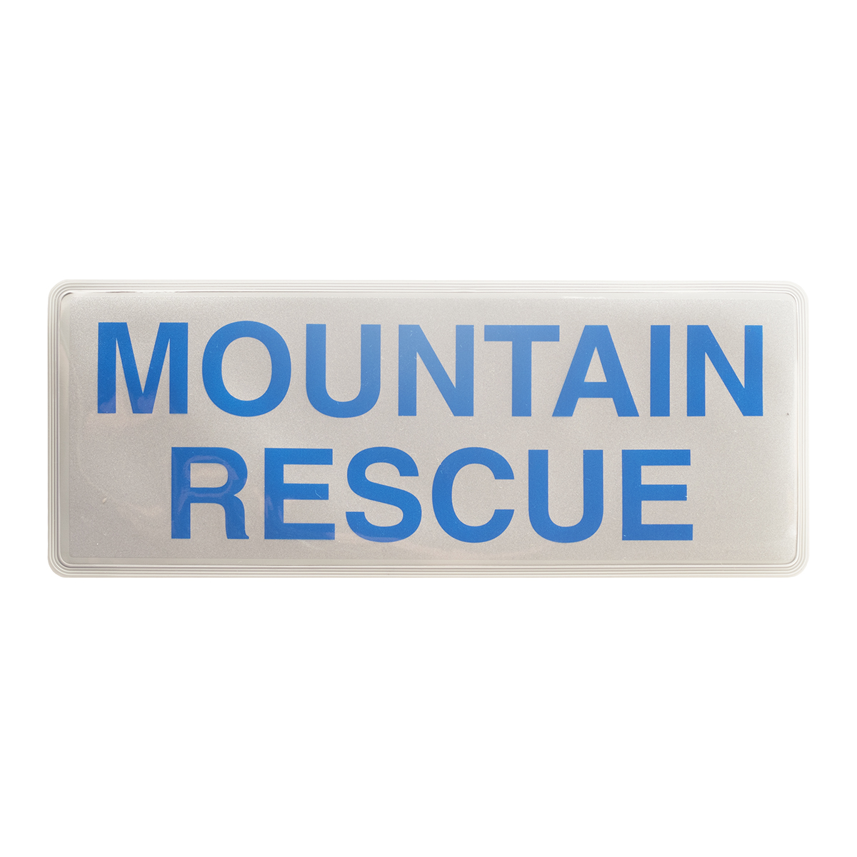 Snowsled Rescue Mountain Rescue étiquette large 250x100 réfléchissante