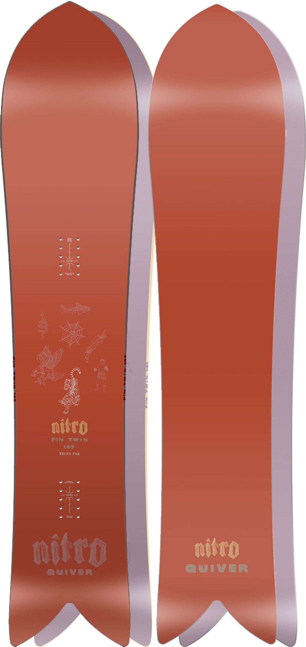 Nitro Fintwin Snowboard 154 1st Choice all-mountain