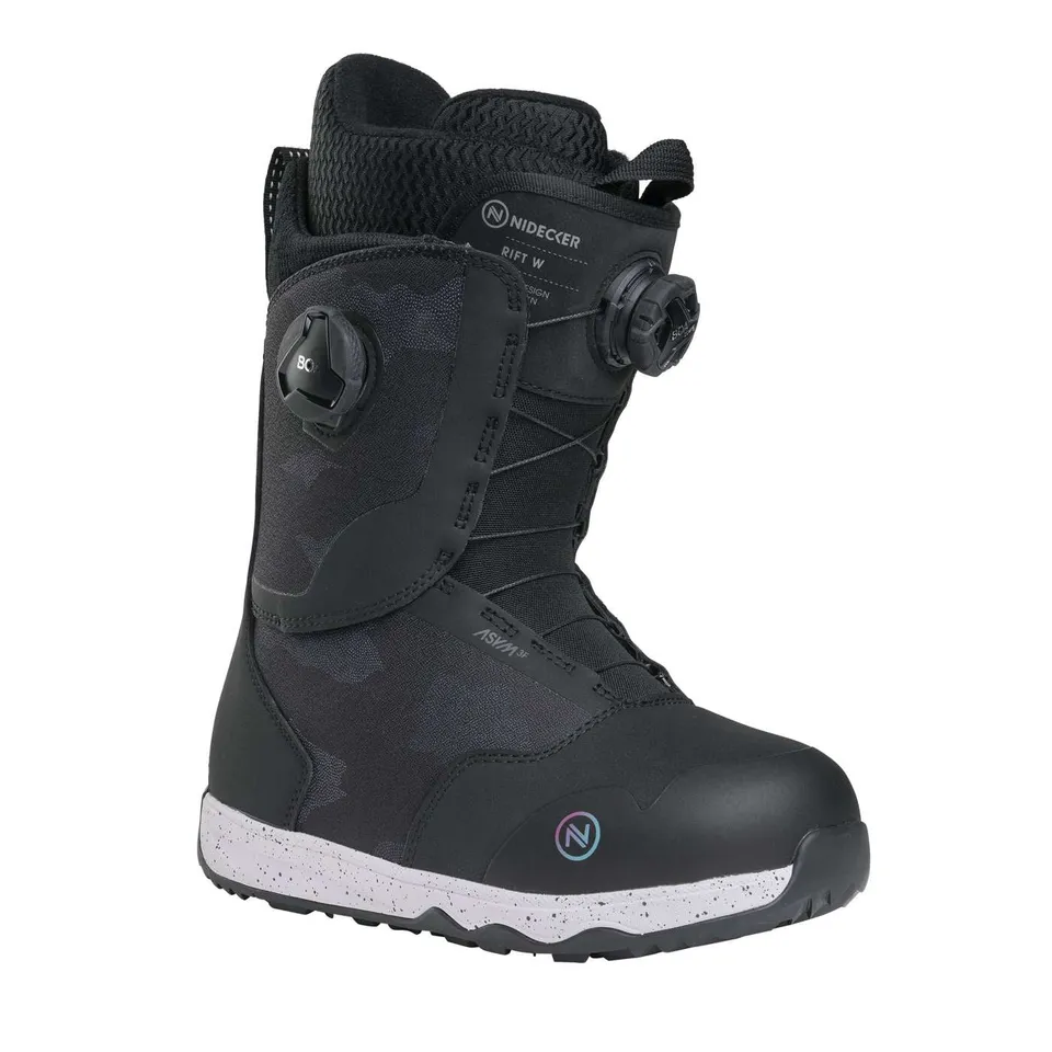 Nidecker Rift W 2024 boots snowboard noires lacets