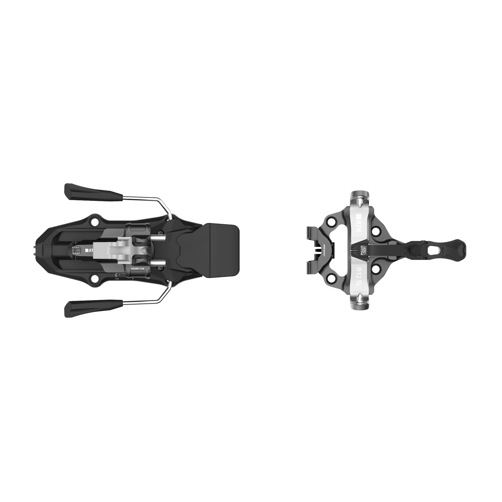 ATK Raider 12 SL fixation freeride noire stop ski 97