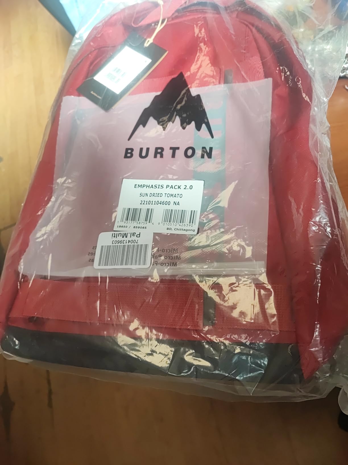 Burton Emphasis Pack 2.0 sac à dos 26L Sun Dried Tomato