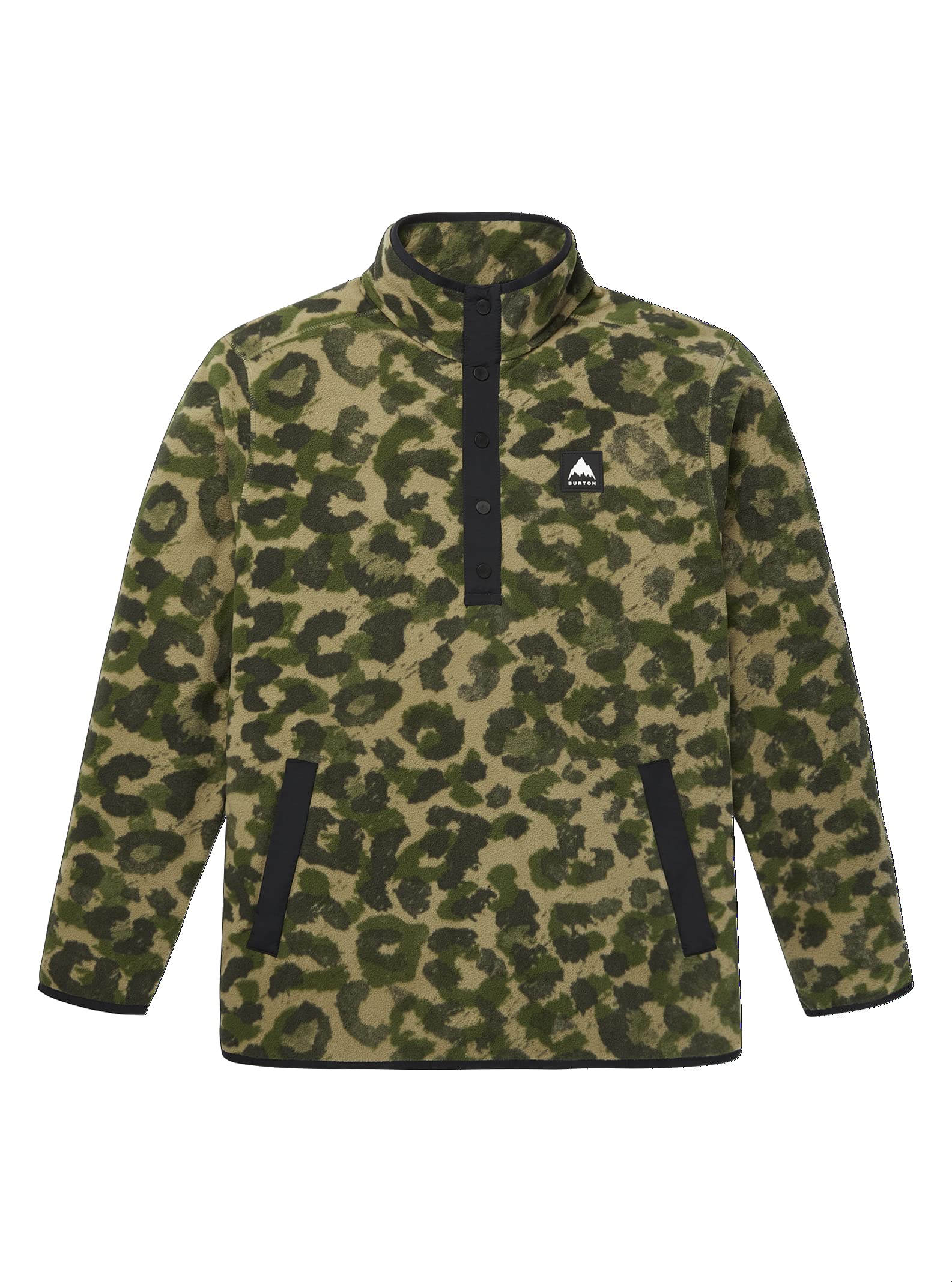 Burton Hearth Pull Polaire Homme Boutons Pression Bleu Lyon