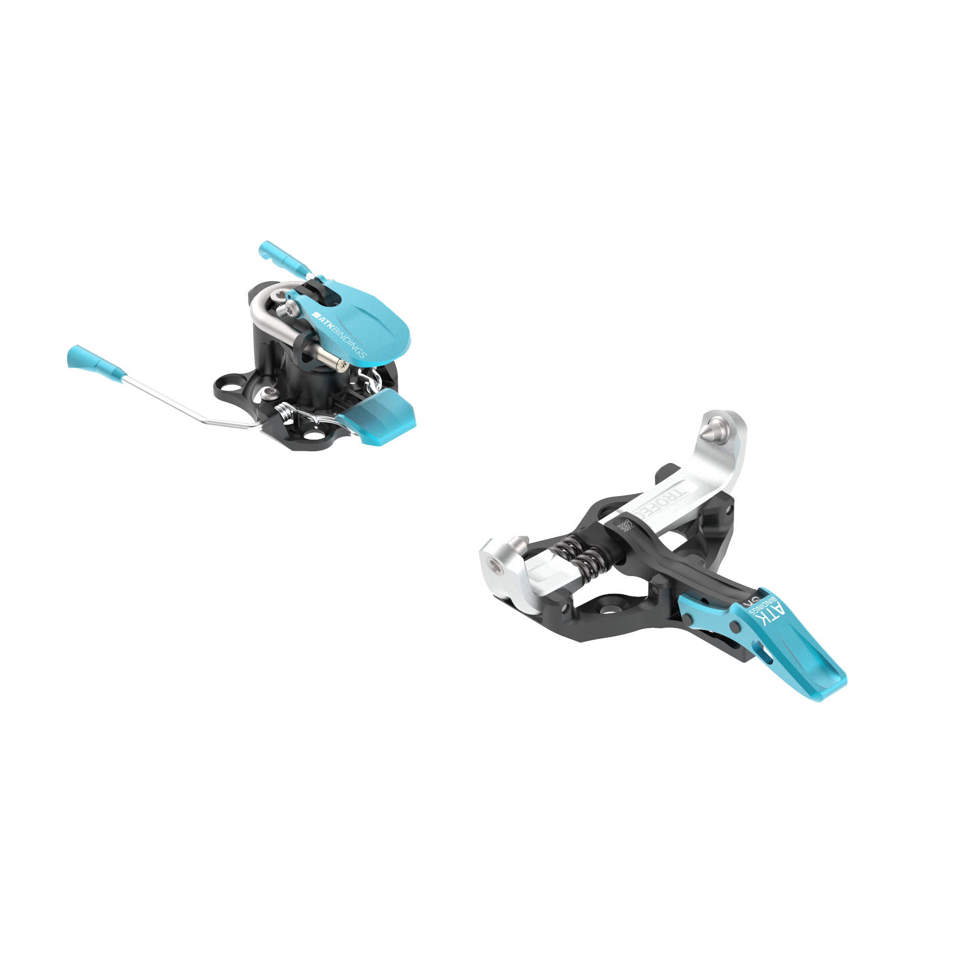 ATK Trofeo Brake Lightweight fixation ski race bleu clair UNI alu